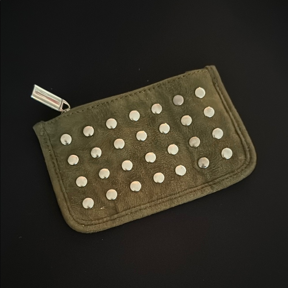 SR SQUARED Suede Wallet by Sondra Roberts